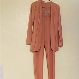 Pink Blazer Suit